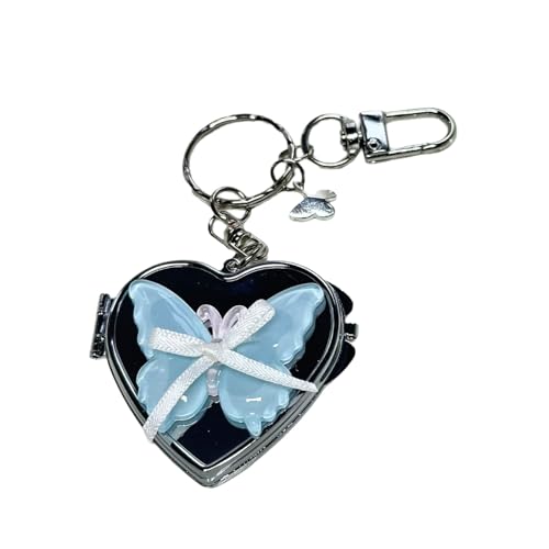 JUNNASALIKER Trendiger Herzform Anhänger Schlüsselhalter Einzigartiger Charme Schlüsselbund Für Erwachsene Mädchen Modische Schmuckzubehör von JUNNASALIKER