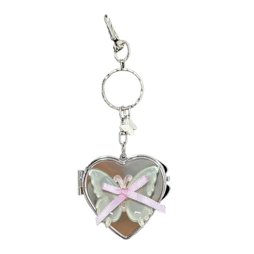 JUNNASALIKER Trendiger Herzform Anhänger Schlüsselhalter Einzigartiger Charme Schlüsselbund Für Erwachsene Mädchen Modische Schmuckzubehör von JUNNASALIKER