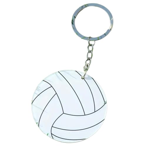 JUNNASALIKER Volleyball Keyrings Stilvolle Schlüsseldekorationen Mehrzweck Schlüsselbund Mode Anhänger Für Autoschlüssel Und Hausschlüssel Geeignet von JUNNASALIKER