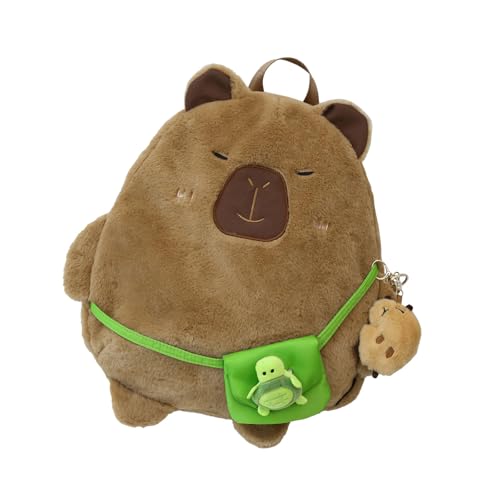 Kreative Rucksack Girls Casual Capacity Plüsch Student Rucksäcke Soft Rucksack Für Schule Und Reisen von JUNNASALIKER