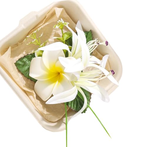Modische Eier Blumenhaarclip Für Frauen Flamme Design Plastik Barrette Haar Ornament Strand Haarstück Urlaub Accessoire von JUNNASALIKER
