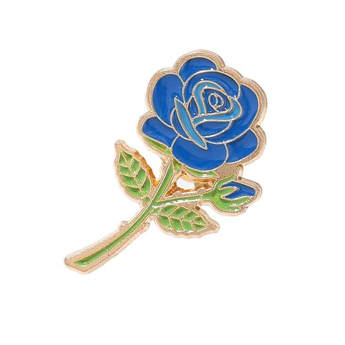 JUNNASALIKER Raffinierte Rosenbroschel Revers Pin Charm Rose Designs Pin Verleiht Jedem Outfit Oder Anlass Einen Hauch Von Eleganzen von JUNNASALIKER