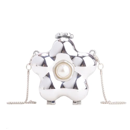 Trendige Acryl Lippenstift Umhängetasche Mit Goldenem Blumendetail Umhängetaschen Abendtasche Für Party Date Und Reisen von JUNNASALIKER