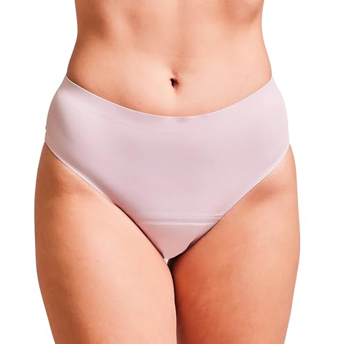 JUNO & me - Seamless Slip – Medium: Periodenunterschwäsche bei mittelstarker Blutung - 8 Stunden Auslaufschutz & saugstark wie 3 Tampons - schmeichelt deinen Kurven - Periodenslip Damen von JUNO & me