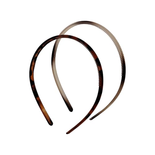 JUNSDUKE Stirnbänder, Haarbänder mit Zähnen, Kamm-Stirnbänder, dünne dünne Stirnbänder für Damen und Mädchen, mehrfarbig, 2 Stück JUNSDUKE Stirnbänder, Haarbänder mit Zähnen, Kamm-Stirnbänder, dünne dünne Stirnbänder für Damen und Mädchen, mehrfarbig, 2 Stück von JUNSDUKE