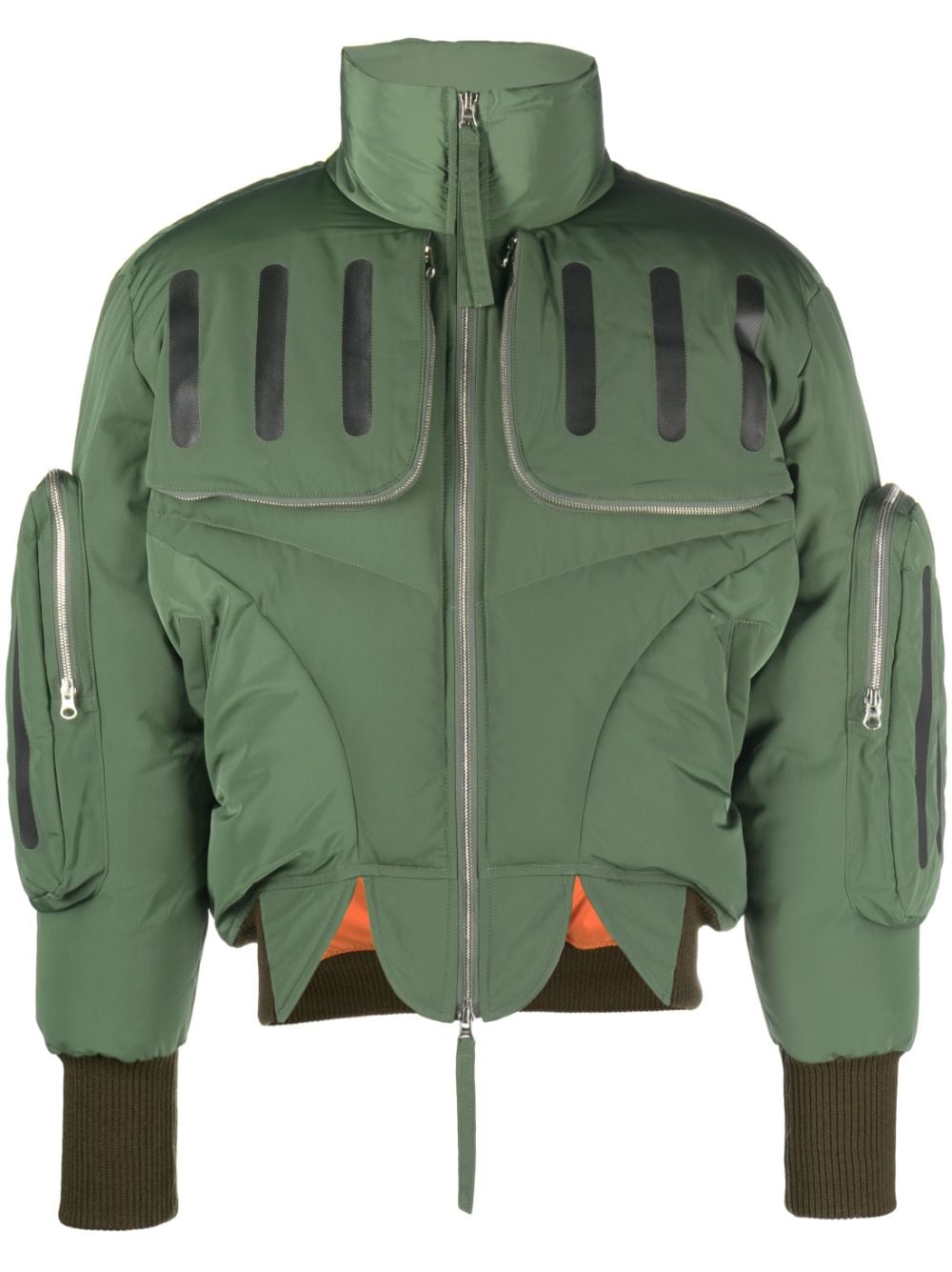 JUNTAE KIM Fliegerjacke mit Nahtdetail - Grün von JUNTAE KIM