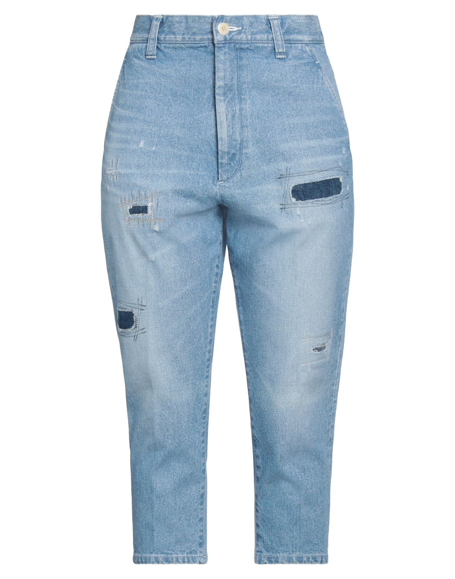 JUNYA WATANABE COMME des GARÇONS Cropped Jeans Damen Blau von JUNYA WATANABE COMME des GARÇONS