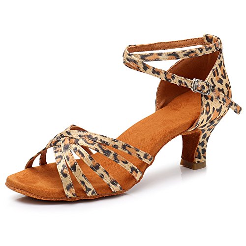 JUODVMP Satin Latin Dance Schuhe Damen Ballsaal Professionelle Latin Dance Schuhe Ballsaal Performance Tanzschuhe,Modello WH1213-5,Leopardo 40 EU JUODVMP Satin Latin Dance Schuhe Damen Ballsaal Professionelle Latin Dance Schuhe Ballsaal Performance Tanzschuhe,Modello WH1213-5,Leopardo 40 EU von JUODVMP