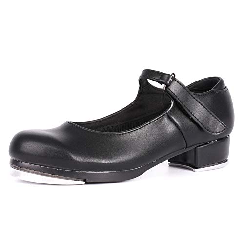 JUODVMP Tap Stepp Schuhe Jazz Stepptanz Schuhe für Damen Damen Mädchen Erwachsene Unisex Steppschuhe, 38.5 EU von JUODVMP