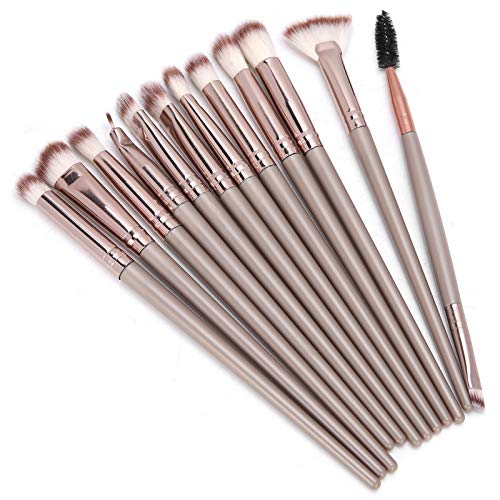 12-teiliges Make-up-Pinsel-Set, professionelles Make-up-Pinsel-Werkzeug, hochwertiges synthetisches Puder, Concealer, Lidschatten, Rouge-Pinsel, Lidschatten, Rouge, Lippenmischung, von JUOPZKENN