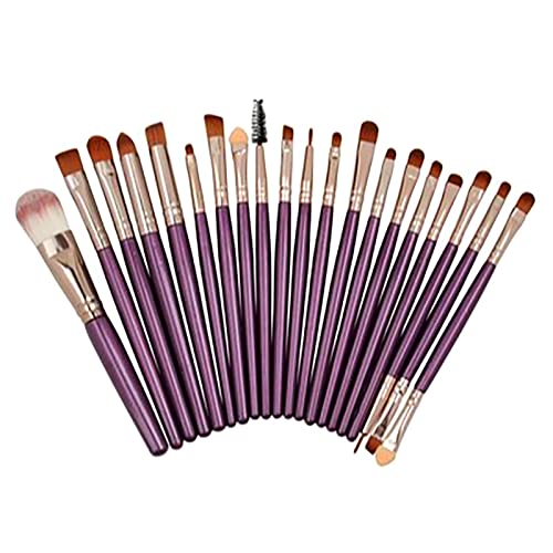 Make-up-Pinsel-Set, 20 Stück, professionelles Make-up-Pinsel-Werkzeug, tragbare superweiche Faser, Kosmetikpinsel, lose Lidschattenpinsel, Mascara Pinsel, Her von JUOPZKENN