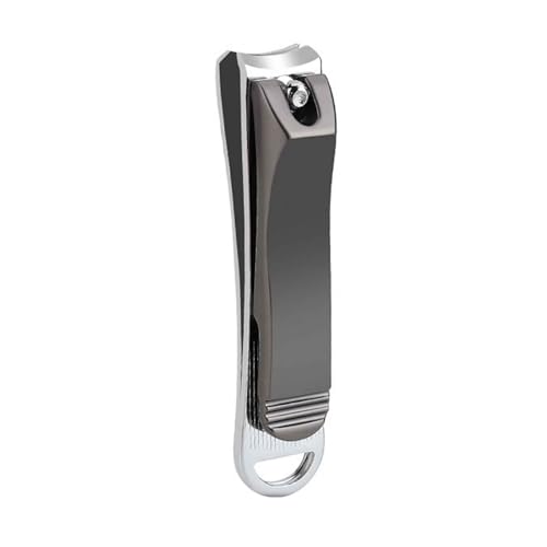 Nagelknipser Fußnägel Nagelzwicker Nagelschere Nagelscheren Fingernagelschere Fingernagel Knipser Nail Clipper Nagelklipser Nagelschneider Nagelfeile Damen Tragbar Zinklegierung (black) von JUSHZ