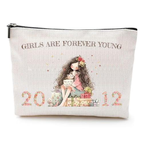 Make-up-Tasche für Mädchen zum Geburtstag, weiß, bzw von JUSJUBR