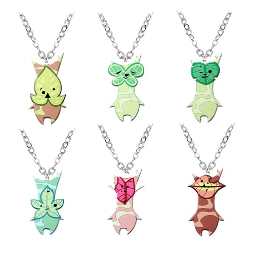 JUSONGKWCP 6 Zalelda Koroks Halskette Game Figur Cosplay Necklace Accessories Zalelda Koroks Figuren Anhänger Jewelry von JUSONGKWCP