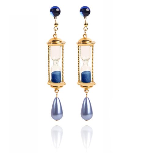 The Case Study of Vanita Ohrringe Vanita Cosplay Accessories Earring Sanduhr Form Edelstein Ohrstecker Vanita Anime Jewelry (Mehrfarbig-1) von JUSONGKWCP