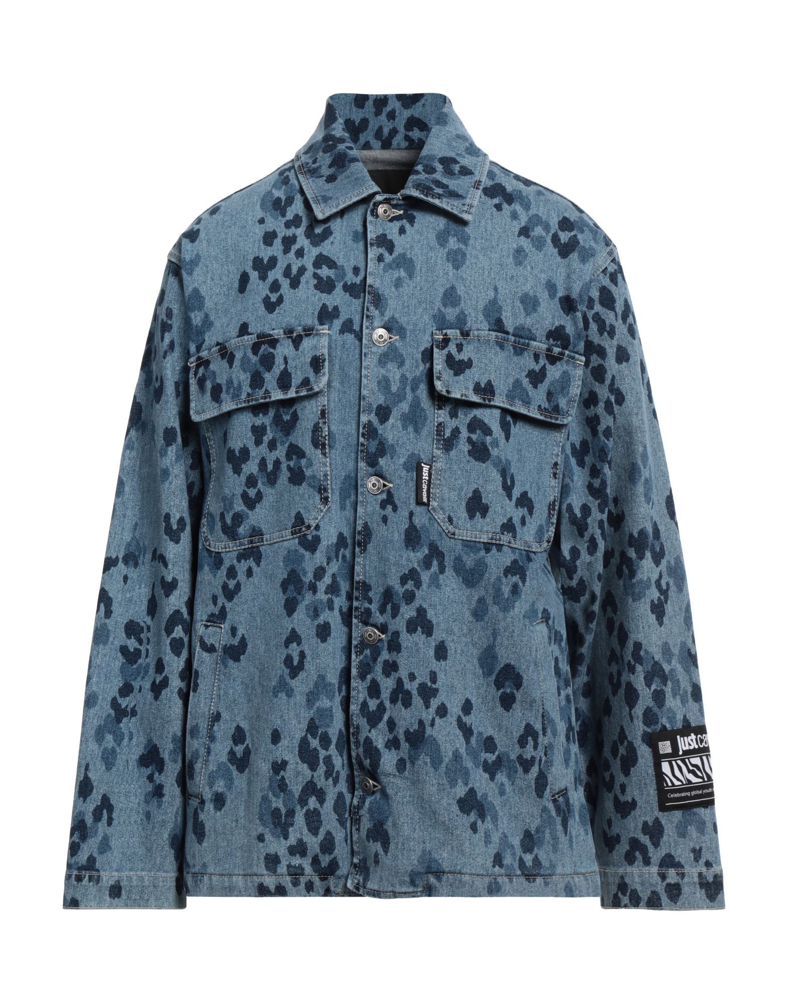 JUST CAVALLI Jeanshemd Herren Blau von JUST CAVALLI