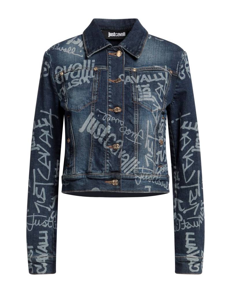JUST CAVALLI Jeansjacke/-mantel Damen Blau von JUST CAVALLI
