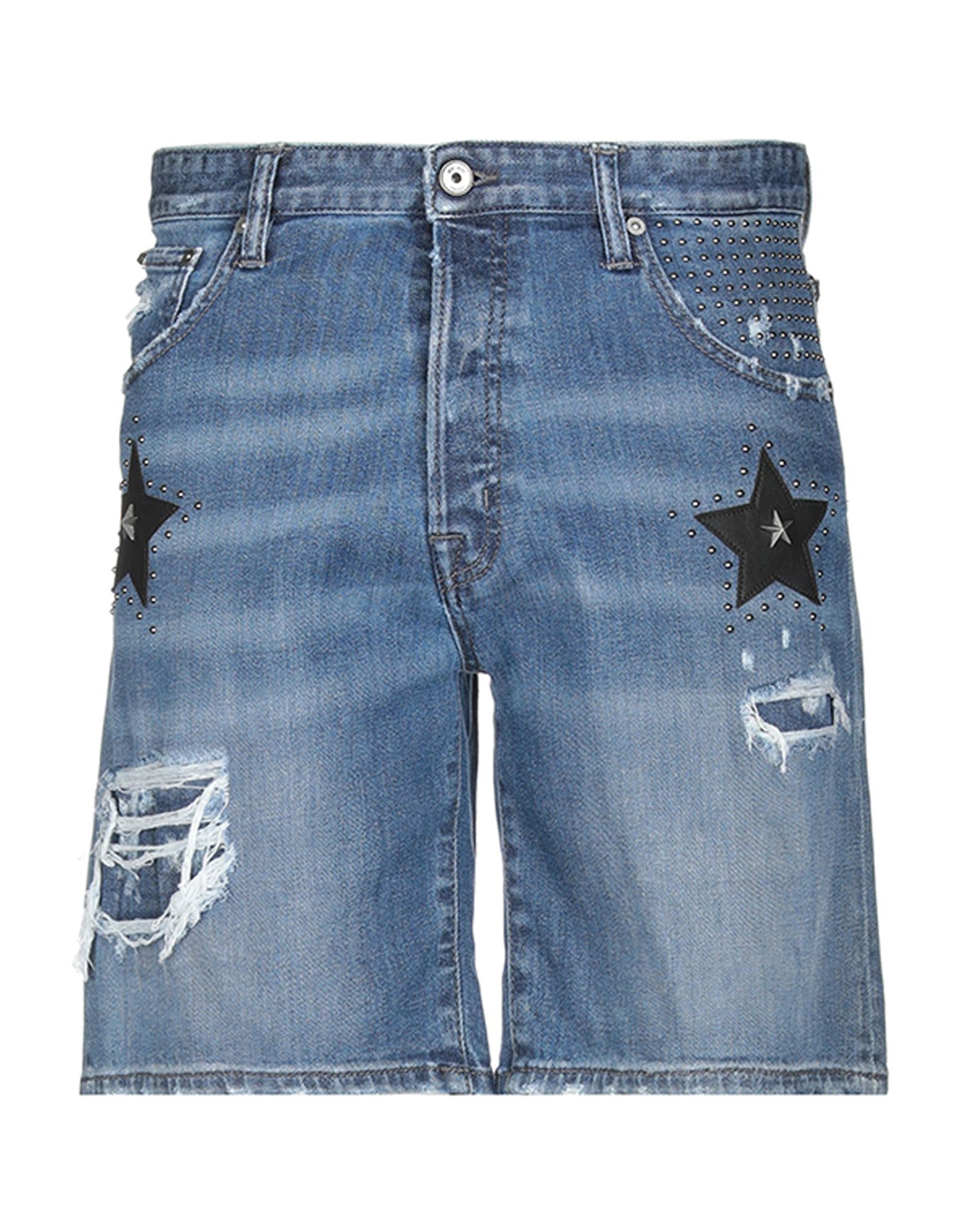 JUST CAVALLI Jeansshorts Herren Blau von JUST CAVALLI