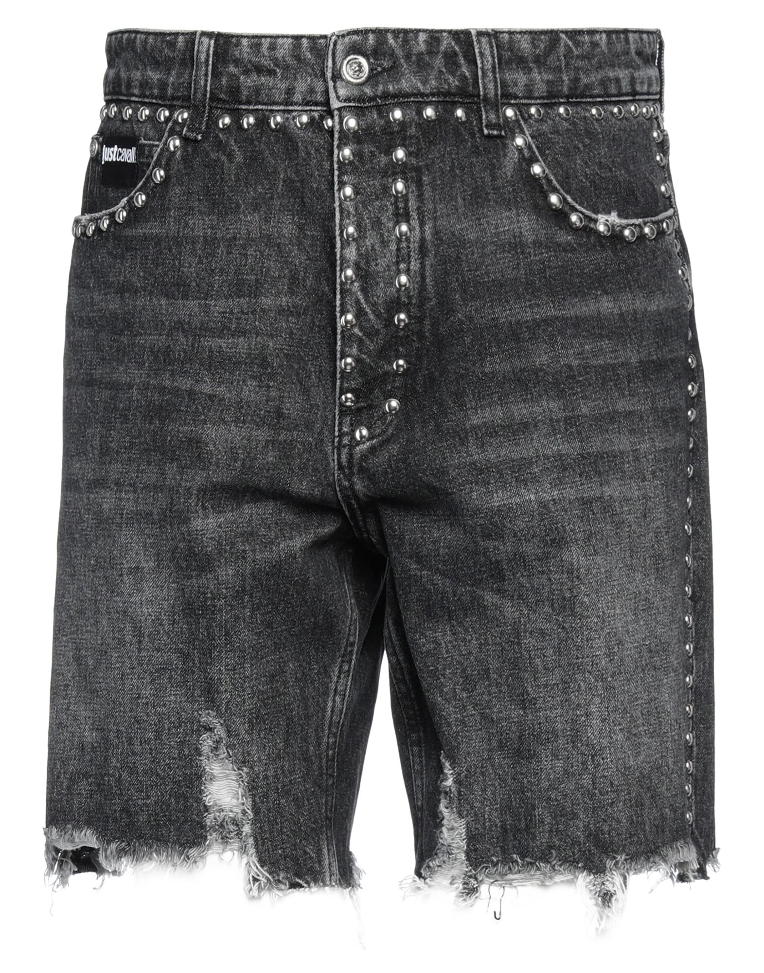 JUST CAVALLI Jeansshorts Herren Schwarz von JUST CAVALLI