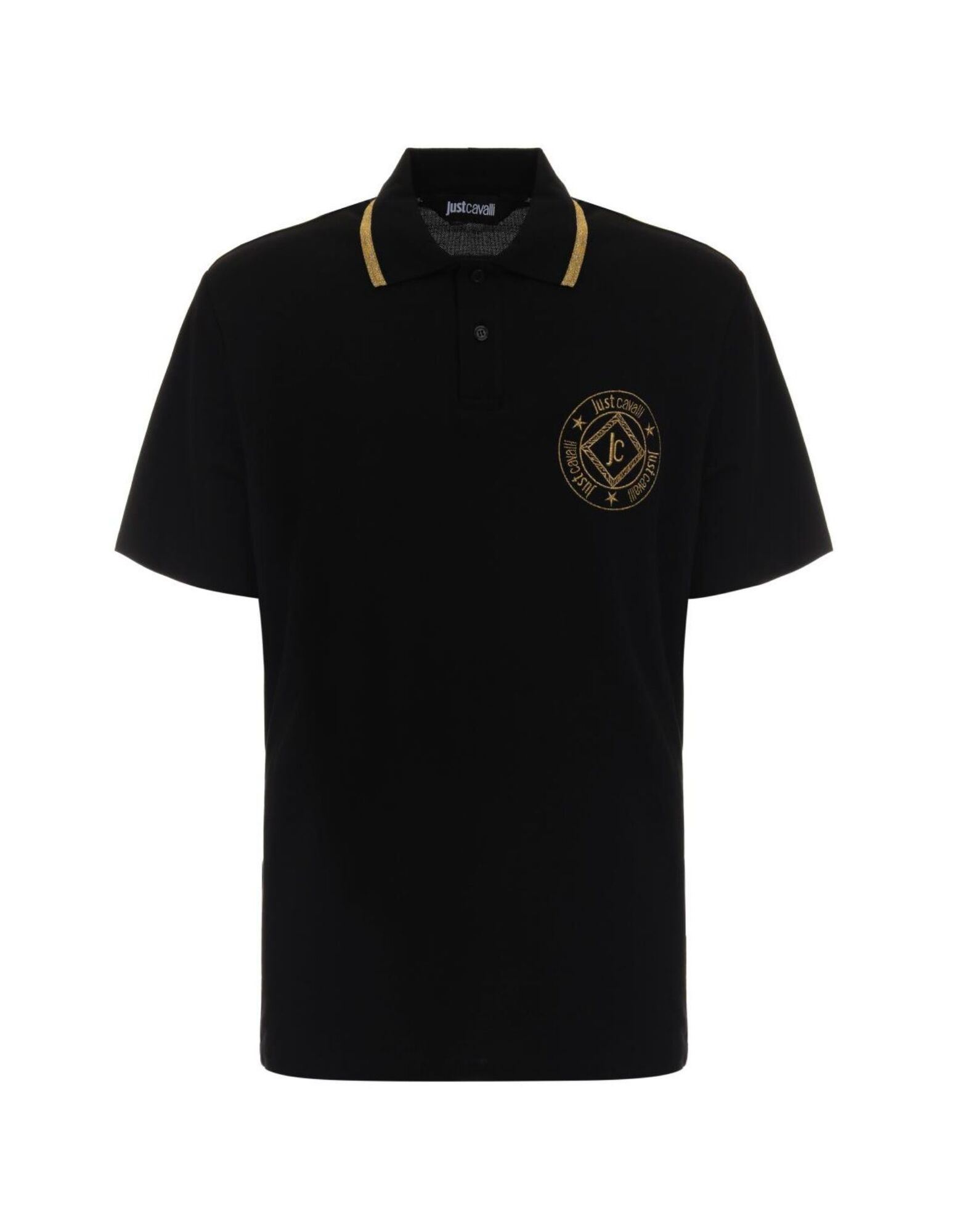 JUST CAVALLI Poloshirt Herren Schwarz von JUST CAVALLI