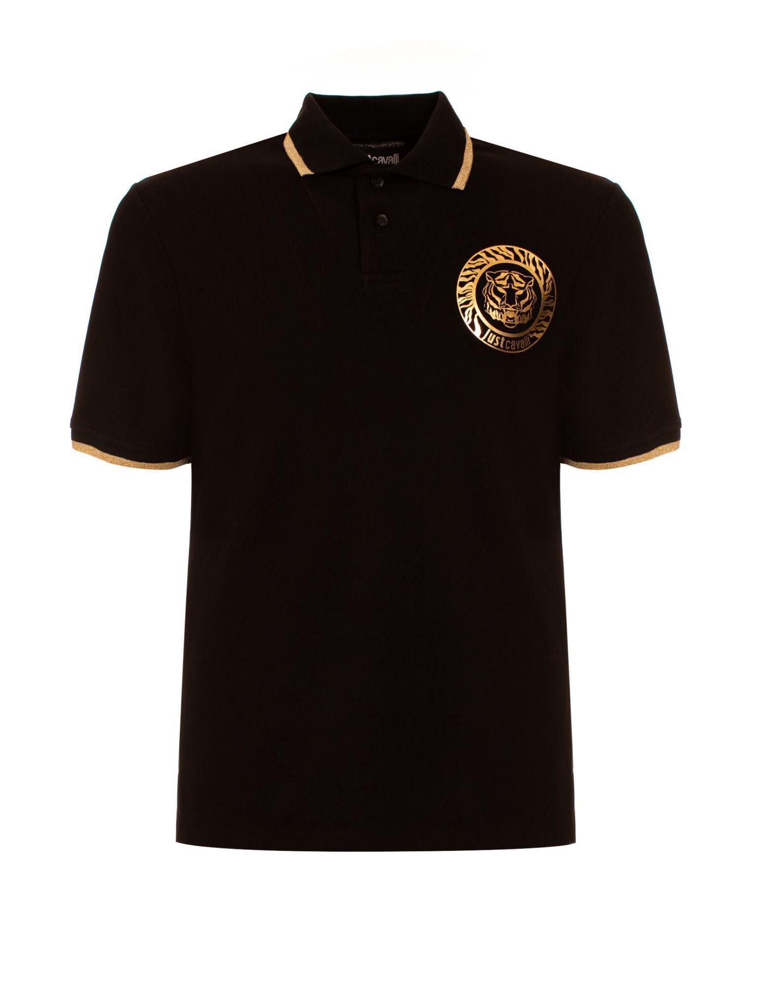 JUST CAVALLI Poloshirt Herren Schwarz von JUST CAVALLI