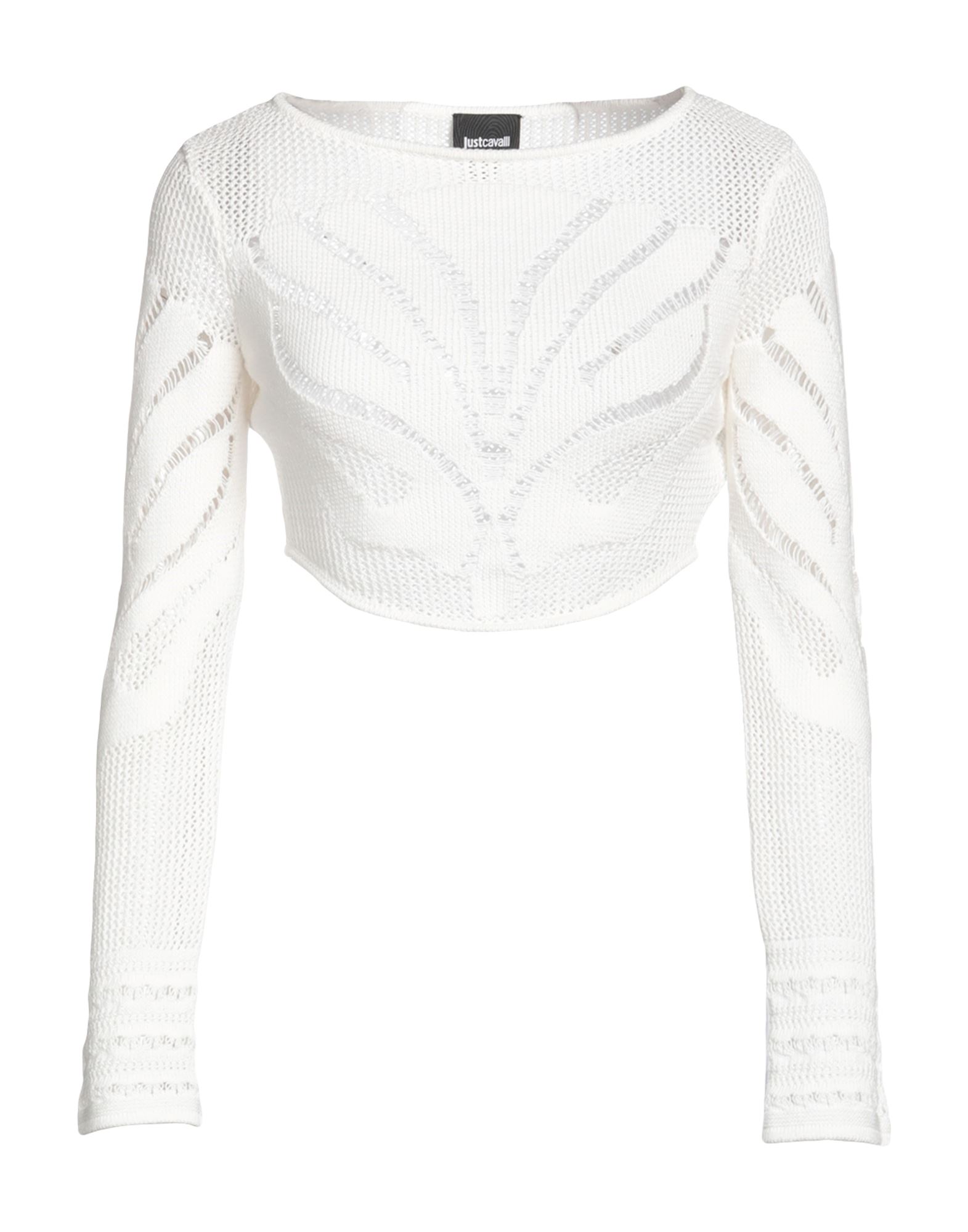 JUST CAVALLI Pullover Damen Weiß von JUST CAVALLI