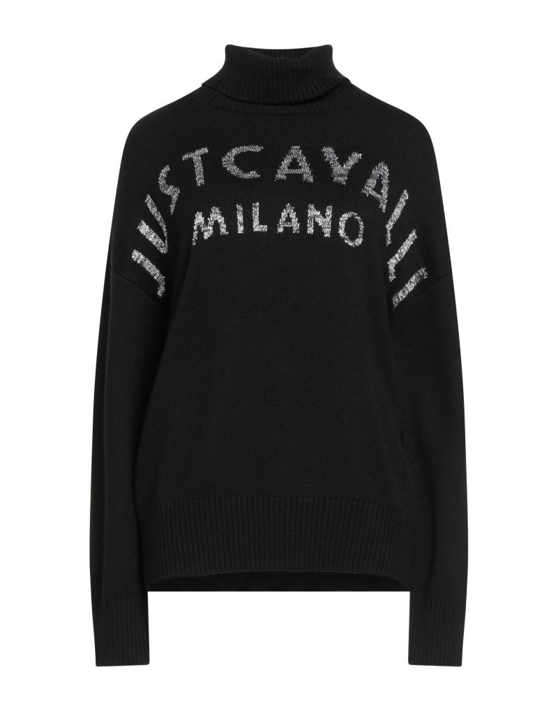 JUST CAVALLI Rollkragenpullover Damen Schwarz von JUST CAVALLI