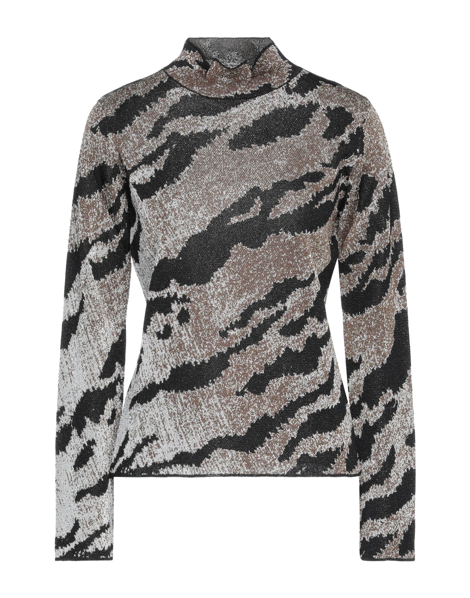 JUST CAVALLI Rollkragenpullover Damen Schwarz von JUST CAVALLI