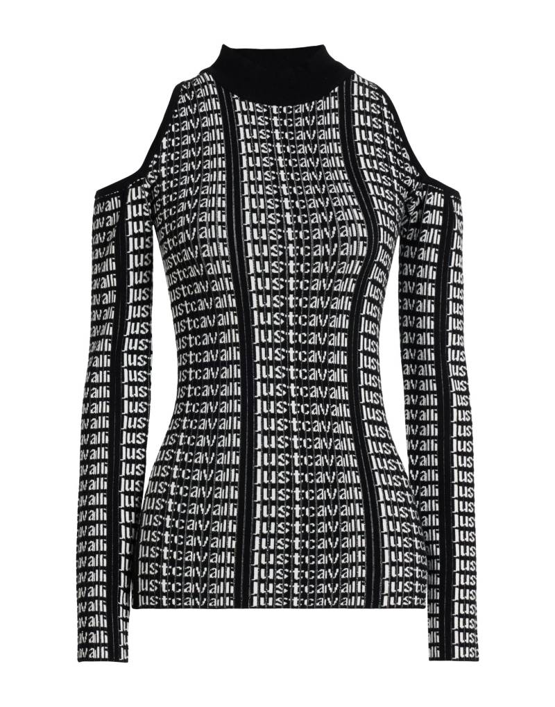 JUST CAVALLI Rollkragenpullover Damen Schwarz von JUST CAVALLI