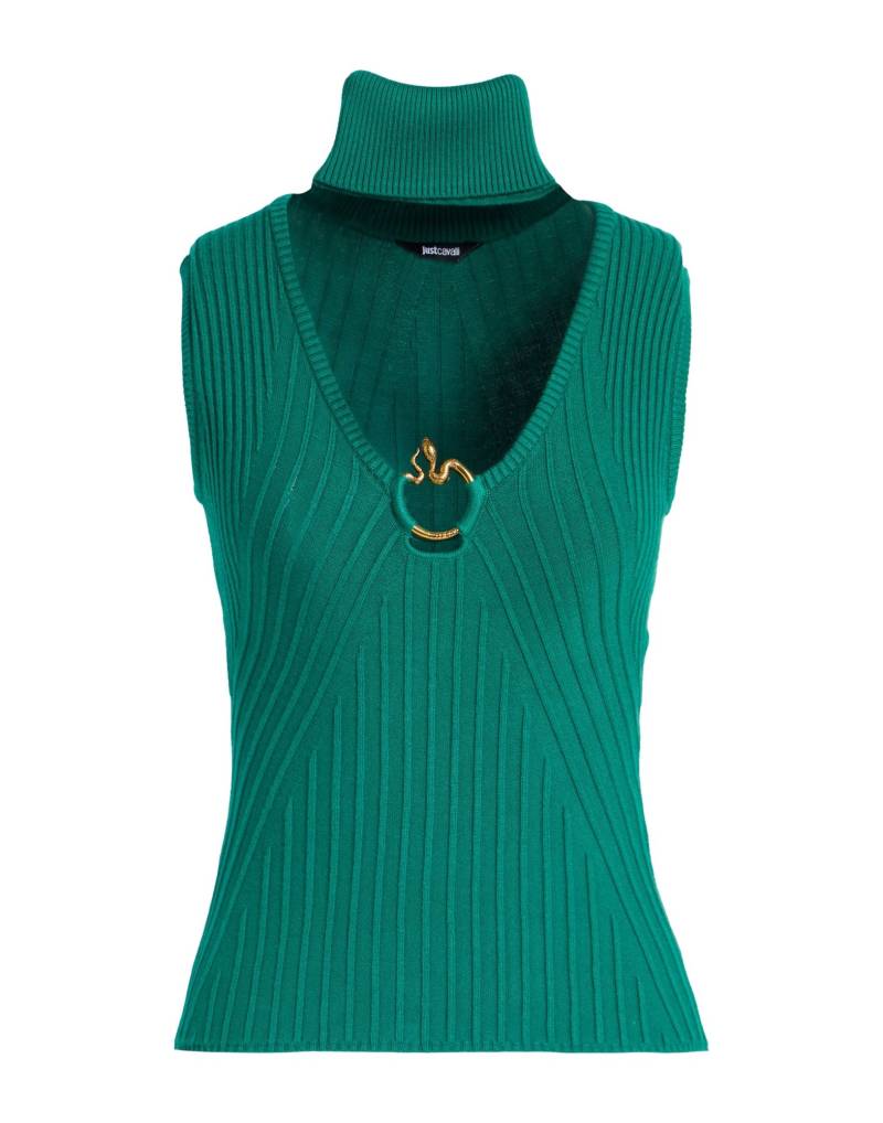JUST CAVALLI Rollkragenpullover Damen Smaragdgrün von JUST CAVALLI