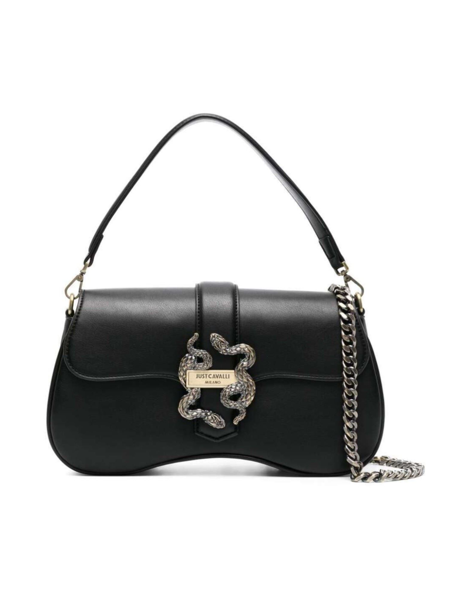 JUST CAVALLI Schultertasche Damen Schwarz von JUST CAVALLI