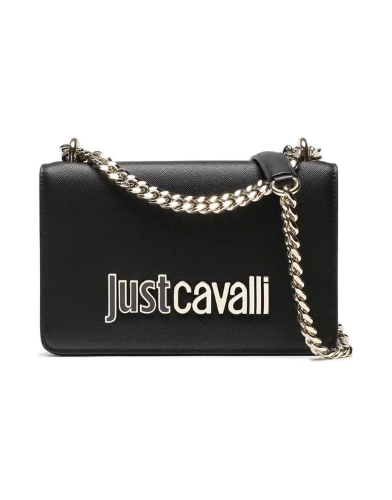 JUST CAVALLI Schultertasche Damen Schwarz von JUST CAVALLI