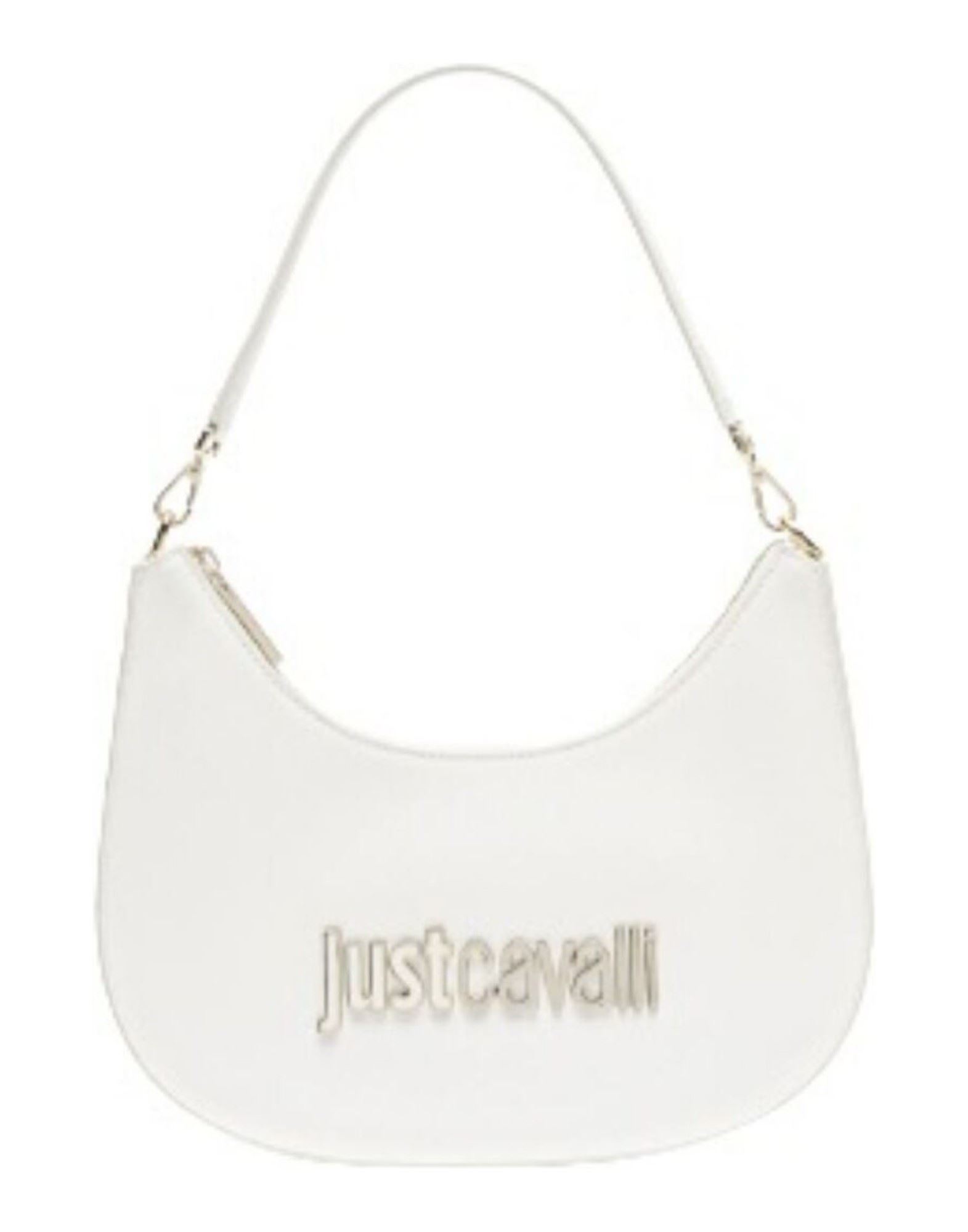 JUST CAVALLI Schultertasche Damen Weiß von JUST CAVALLI