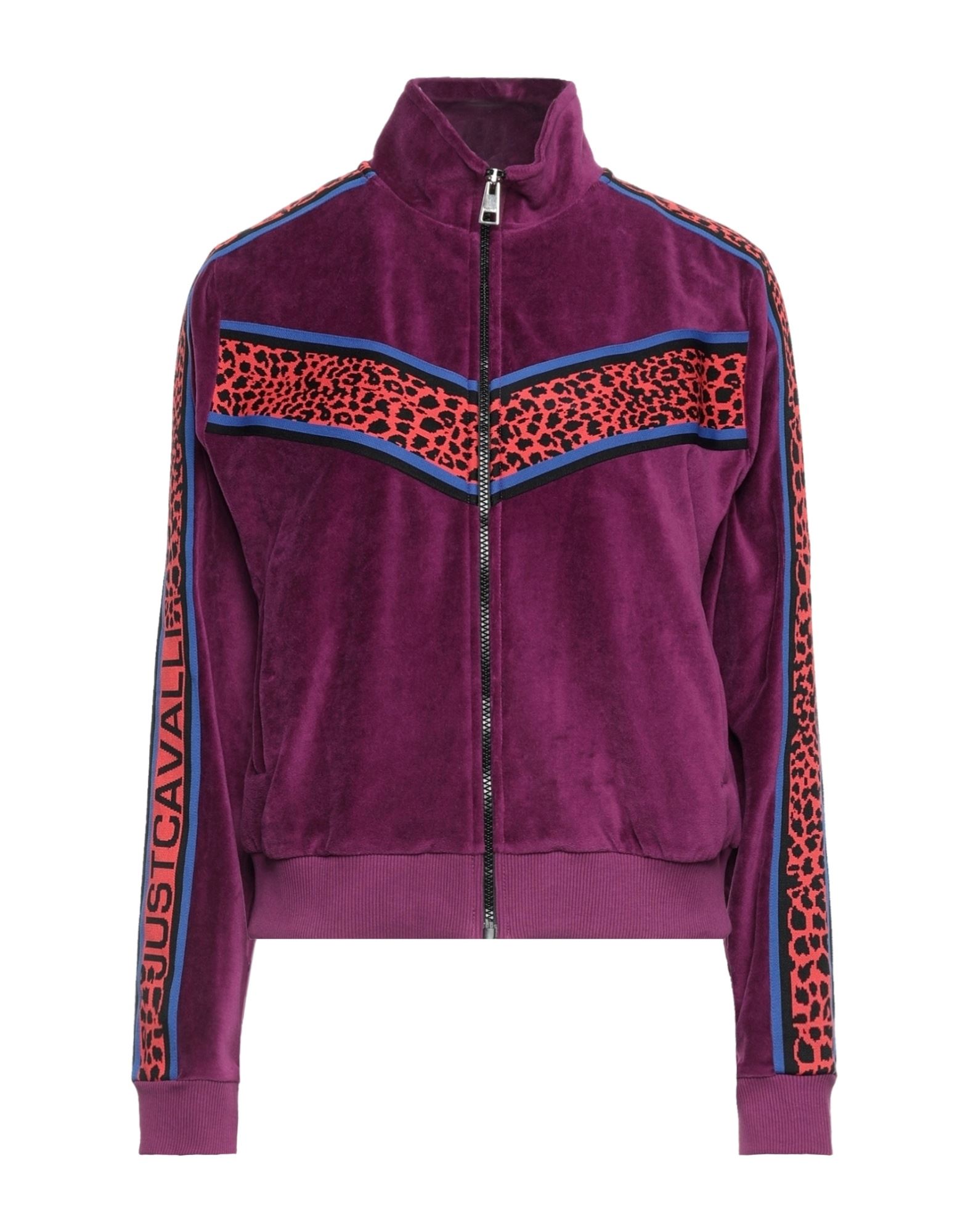 JUST CAVALLI Sweatshirt Damen Purpur von JUST CAVALLI