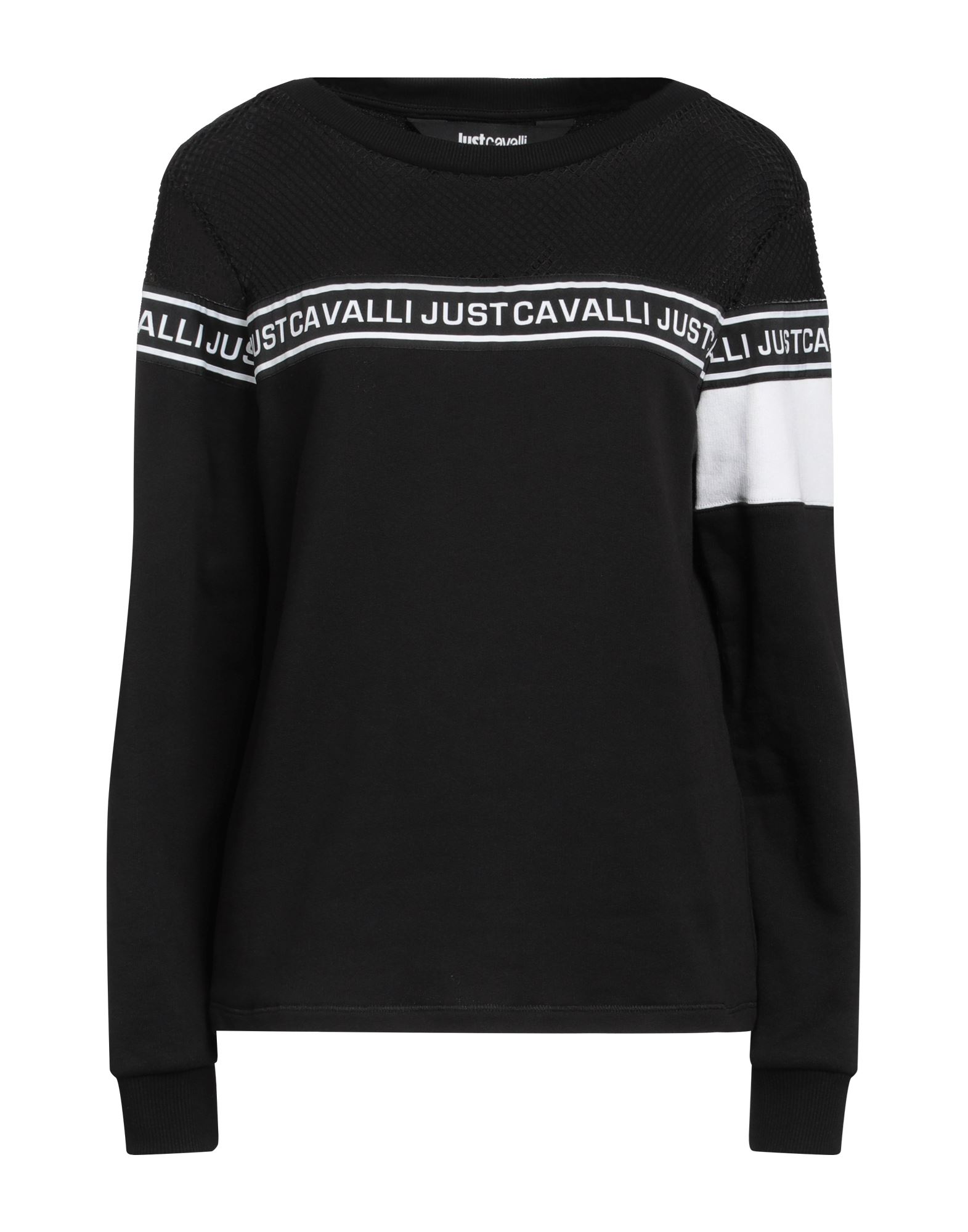 JUST CAVALLI Sweatshirt Damen Schwarz von JUST CAVALLI