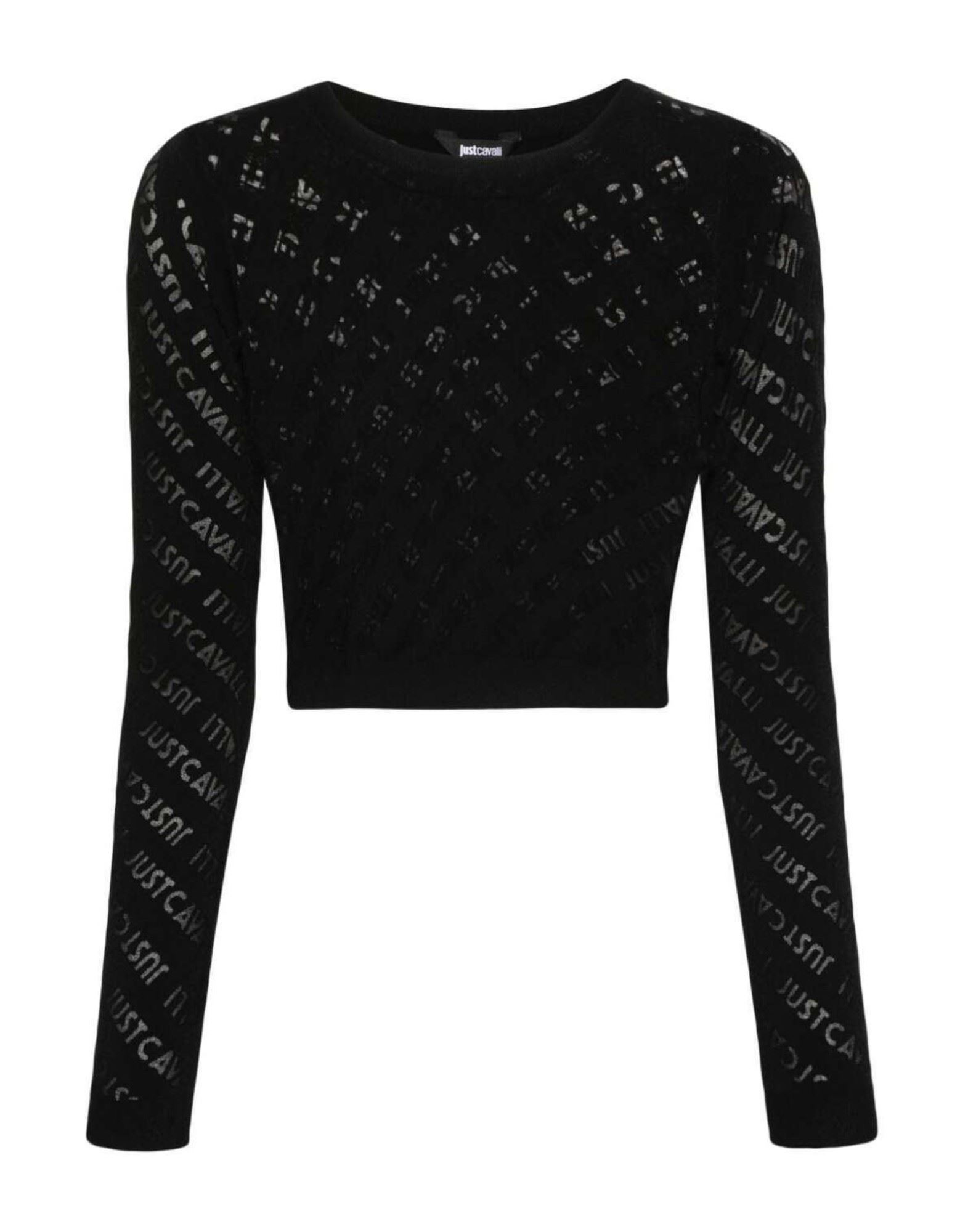 JUST CAVALLI Sweatshirt Damen Schwarz von JUST CAVALLI