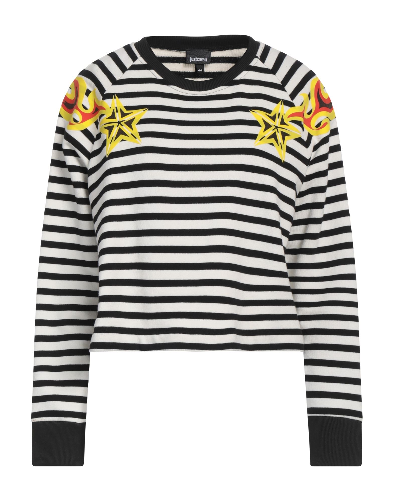 JUST CAVALLI Sweatshirt Damen Weiß von JUST CAVALLI