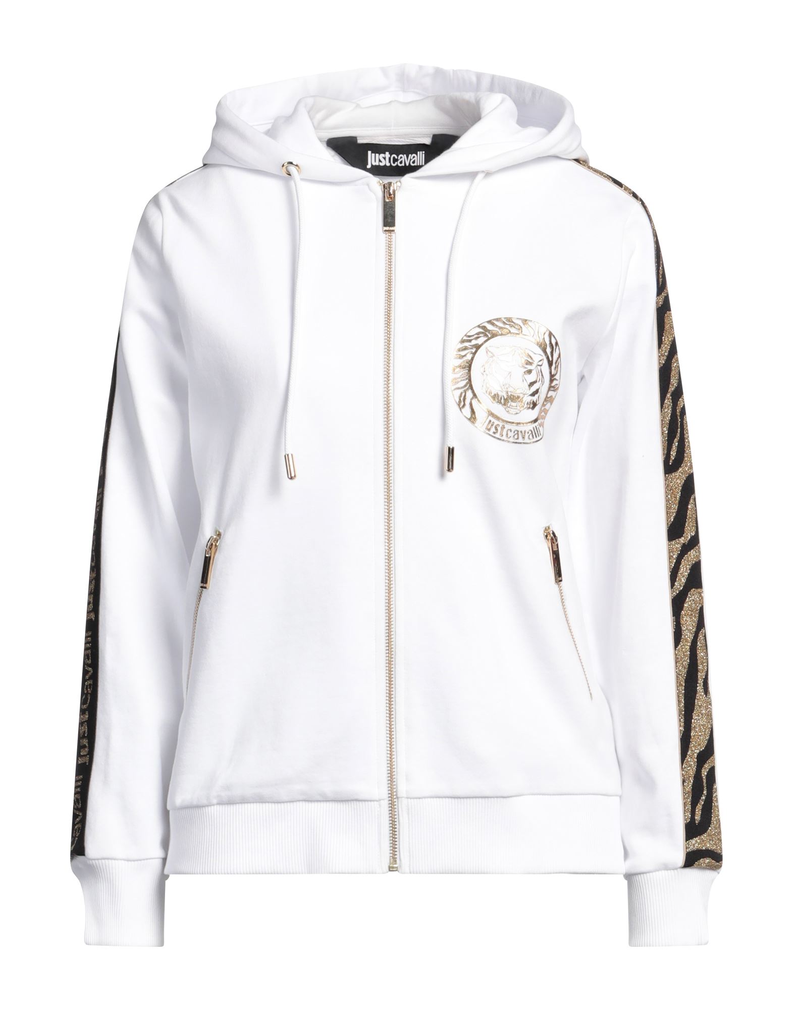 JUST CAVALLI Sweatshirt Damen Weiß von JUST CAVALLI