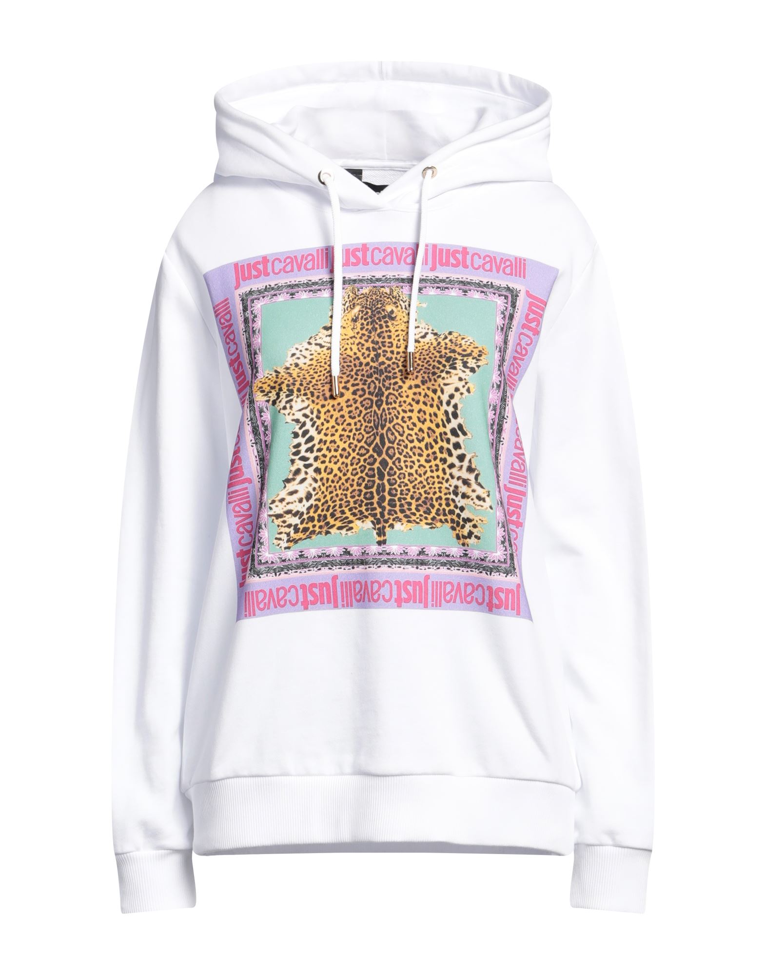 JUST CAVALLI Sweatshirt Damen Weiß von JUST CAVALLI