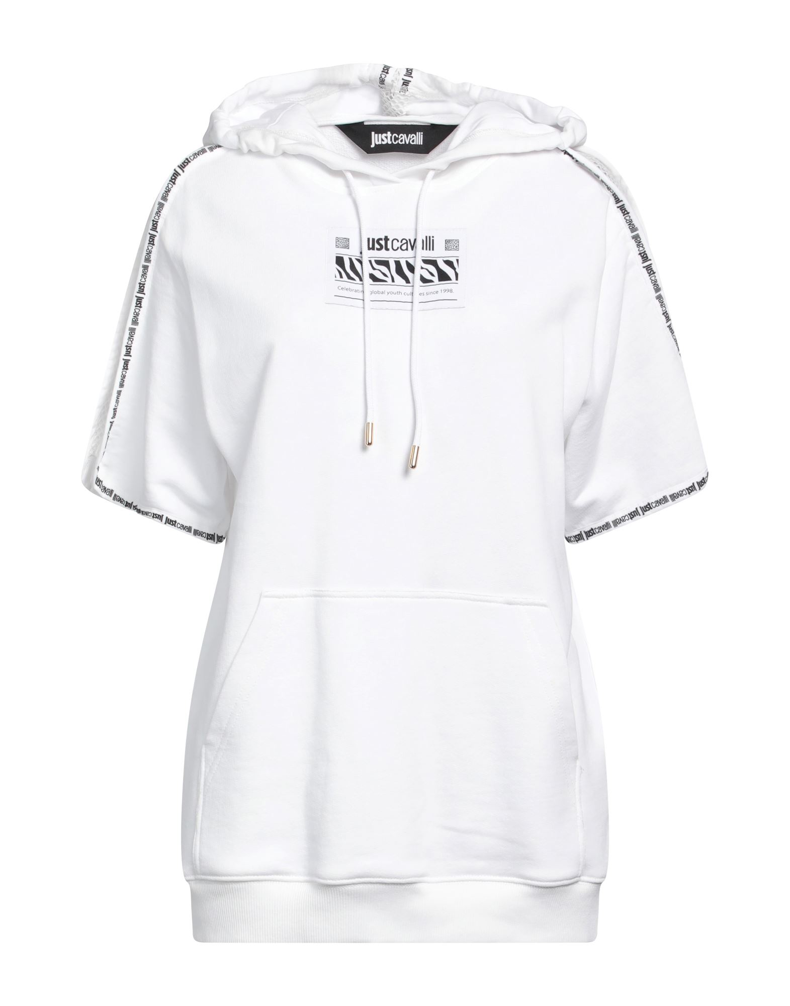 JUST CAVALLI Sweatshirt Damen Weiß von JUST CAVALLI