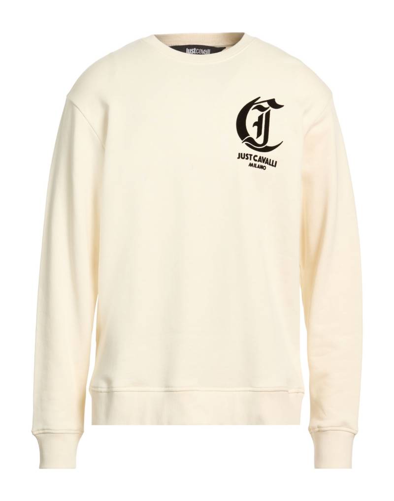 JUST CAVALLI Sweatshirt Herren Elfenbein von JUST CAVALLI