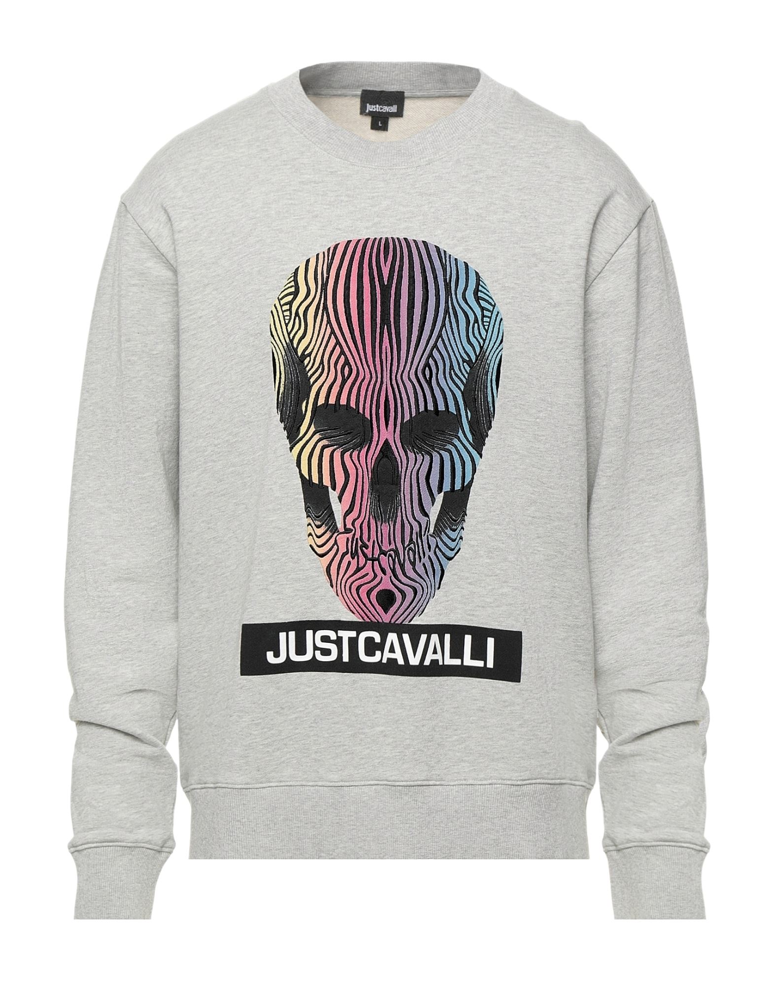 JUST CAVALLI Sweatshirt Herren Hellgrau von JUST CAVALLI