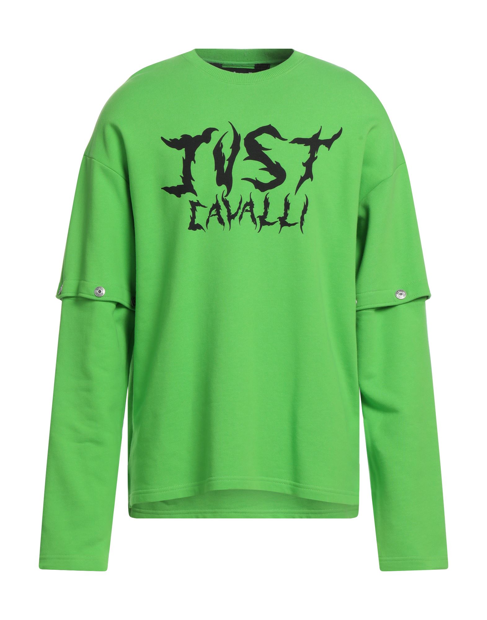 JUST CAVALLI Sweatshirt Herren Limettengrün JUST CAVALLI Sweatshirt Herren Limettengrün von JUST CAVALLI