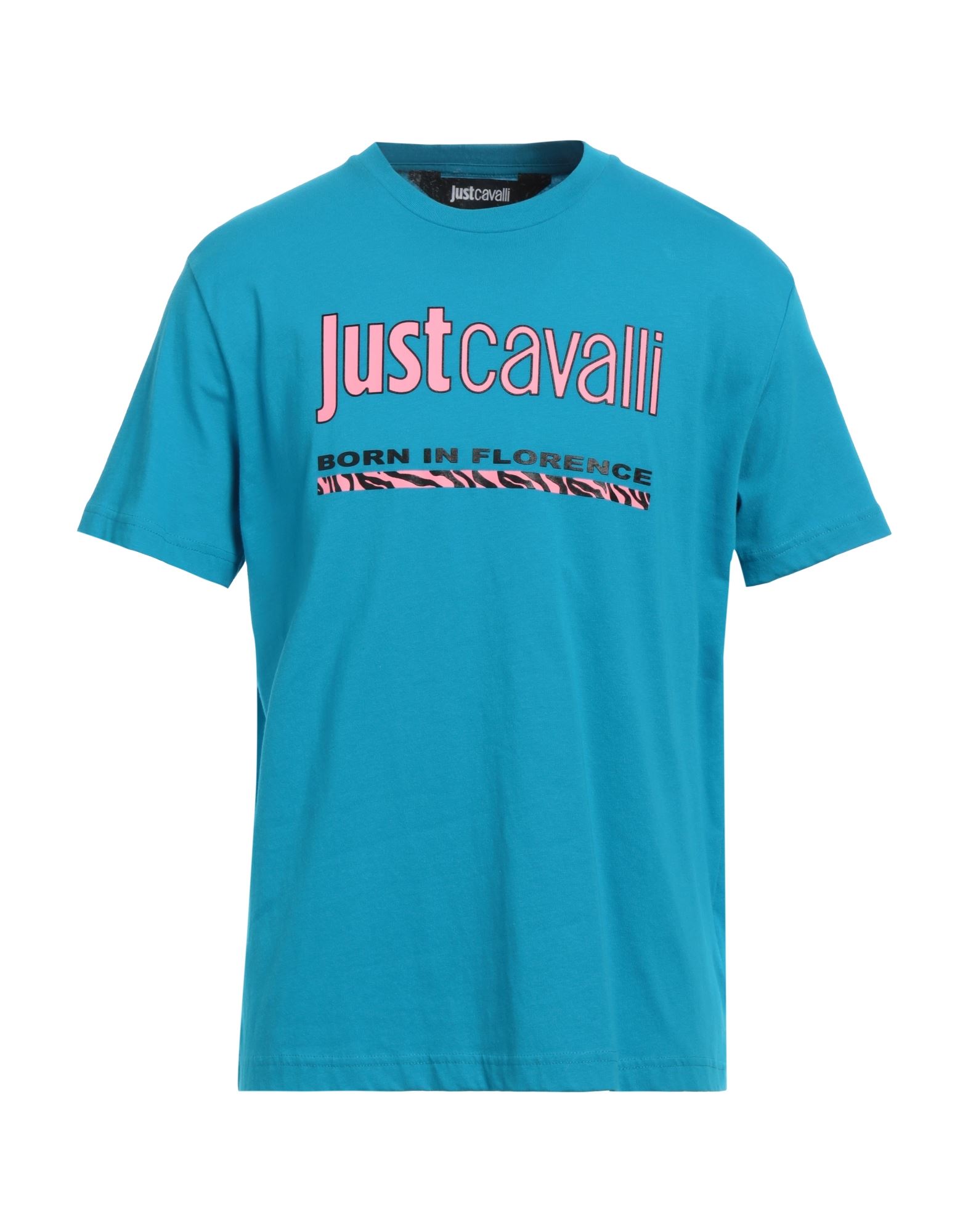 JUST CAVALLI T-shirts Herren Azurblau von JUST CAVALLI