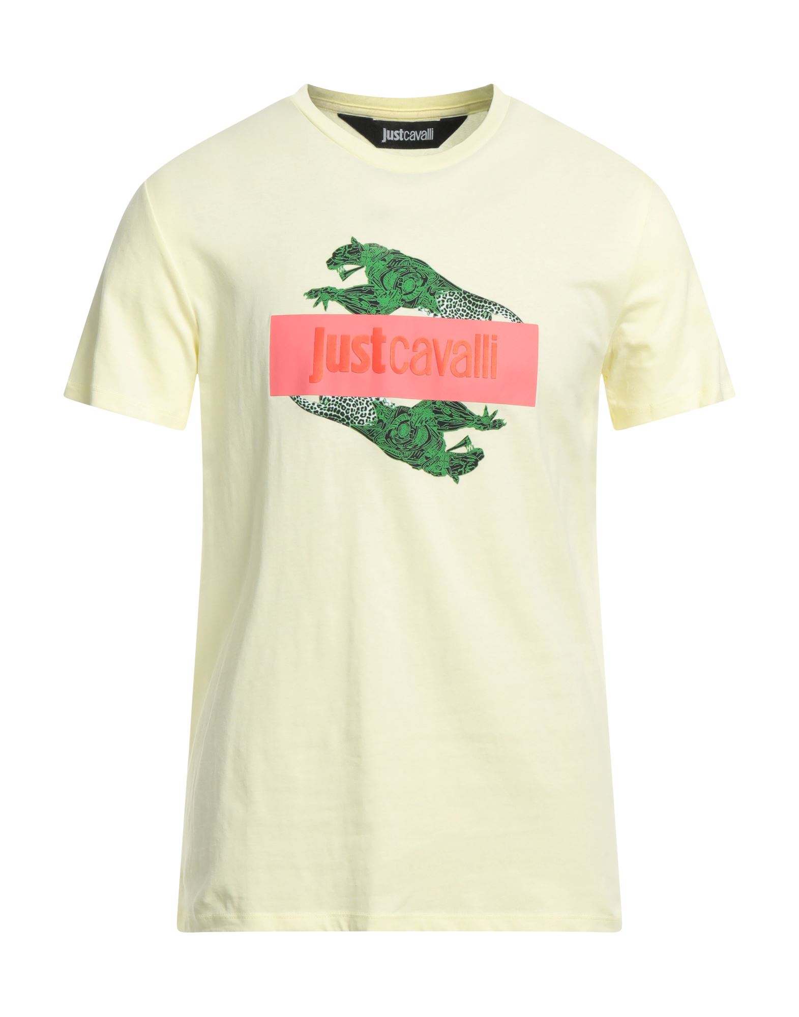 JUST CAVALLI T-shirts Herren Pastellgelb von JUST CAVALLI