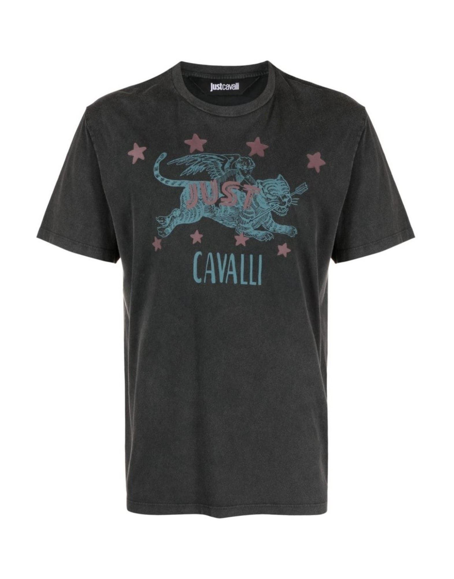 JUST CAVALLI T-shirts Herren Schwarz von JUST CAVALLI