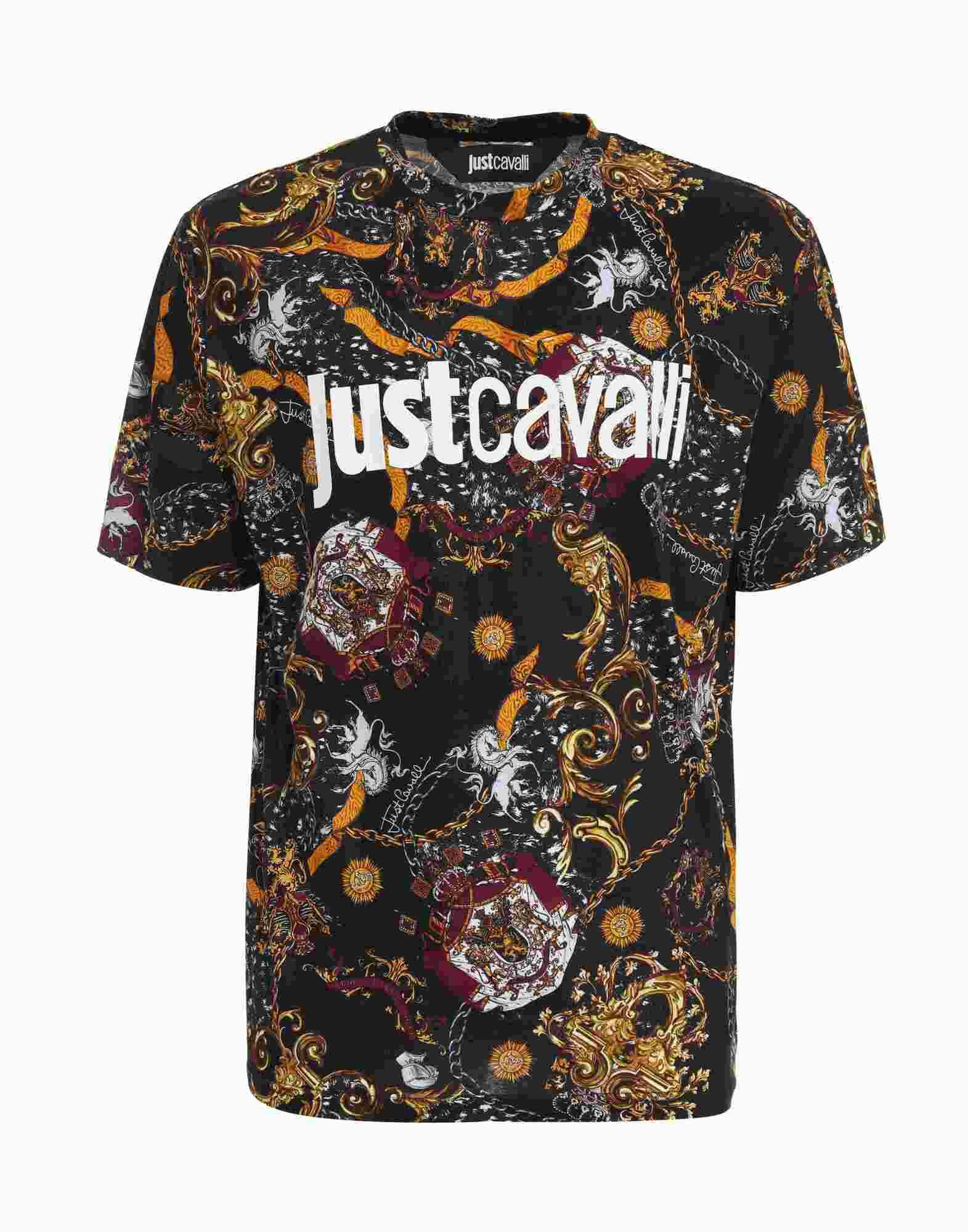 JUST CAVALLI T-shirts Herren Schwarz von JUST CAVALLI