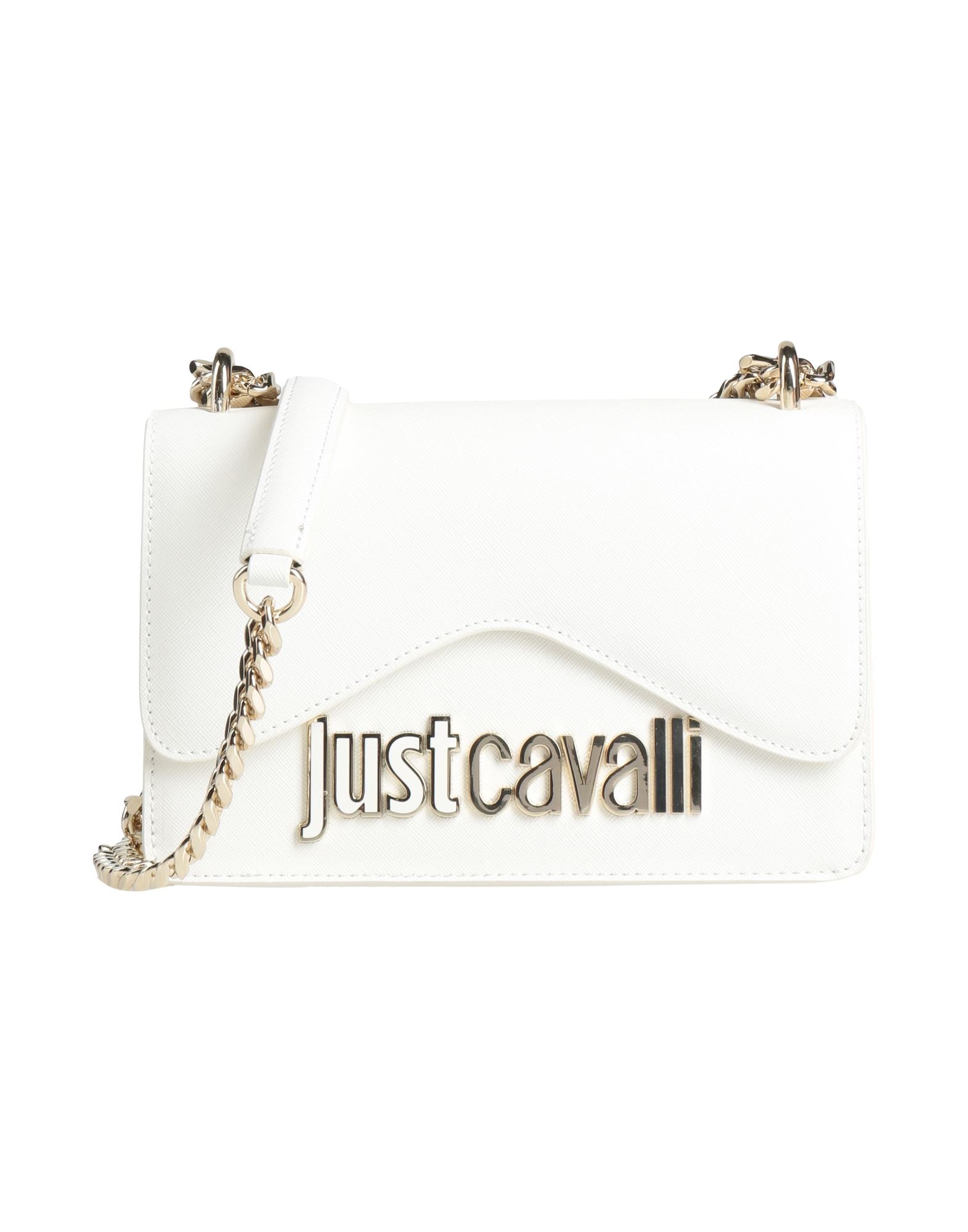 JUST CAVALLI Umhängetasche Damen Weiß JUST CAVALLI Umhängetasche Damen Weiß von JUST CAVALLI
