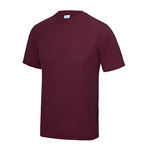 JUST COOL - Herren Funktionsshirt 'Cool T' / Burgundy, L von JUST COOL