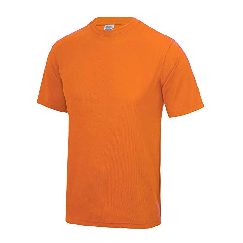 JUST COOL - Herren Funktionsshirt 'Cool T' / Electric Orange, L von JUST COOL